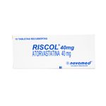 Riscol Atorvastatina 40Mg Caja 10 Tabletas