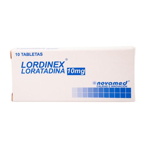 Loratadina Lordinex 10 Mg Caja X 10 Tabletas