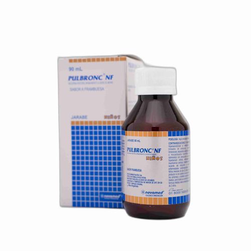 Pulbronc Nf Pediátrico Jarabe Frasco X 90 Ml Novamed