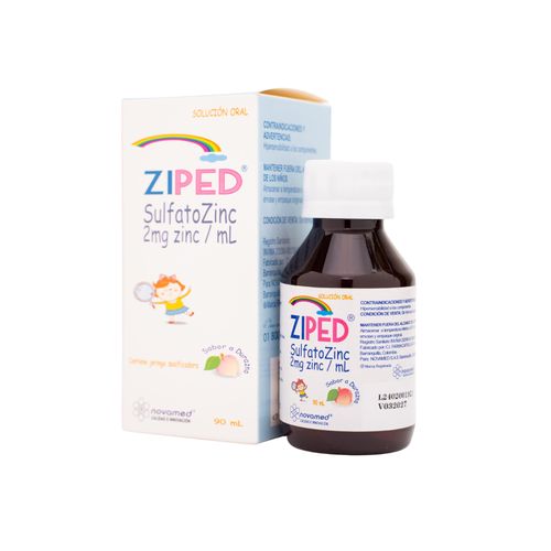 Ziped Sulfato De Zinc 200Mg/Ml Frasco X 90 Ml Solución Novamed