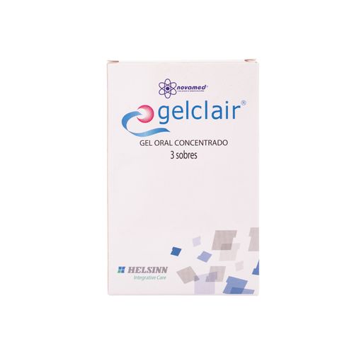 Gelclair Gel Oral Concentrado Caja X 3 Sobres Con 15 Ml Novamed