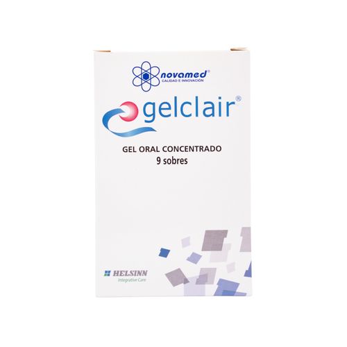Gelclair Gel Oral Concentrado Caja X 9 Sobres Con 15 Ml Novamed