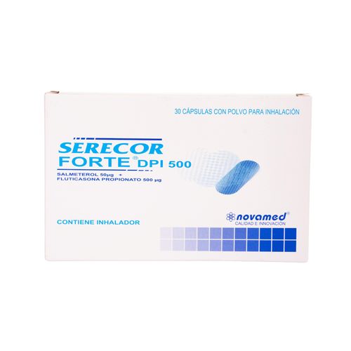Serecor Forte Dpi 500 Cápsula Con Polvo Para Inhalacion Con Inhalador Novamed