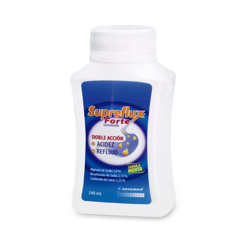 Supreflux Forte Alginato De Sodio Frasco X 240 Ml Suspensión Novamed