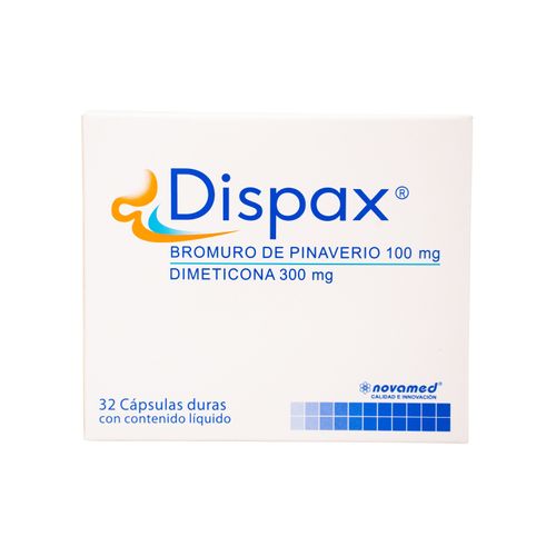 Dispax Simeticona 300 Mg Bromuro De Pinaverio 100 Mg Caja X 32 Cápsulas Novamed