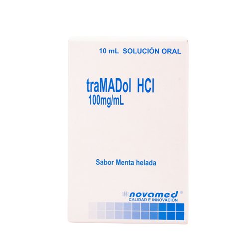 Tramadol 100 Mg/Ml Frasco X 10 Ml Solución Oral Novamed