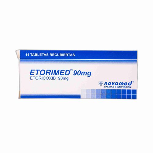 Etorimed Etoricoxib 90 Mg Caja X 14 Tabletas Novamed