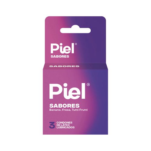Preservativo Piel Sabores Caja X 3 Unidades Profamilia