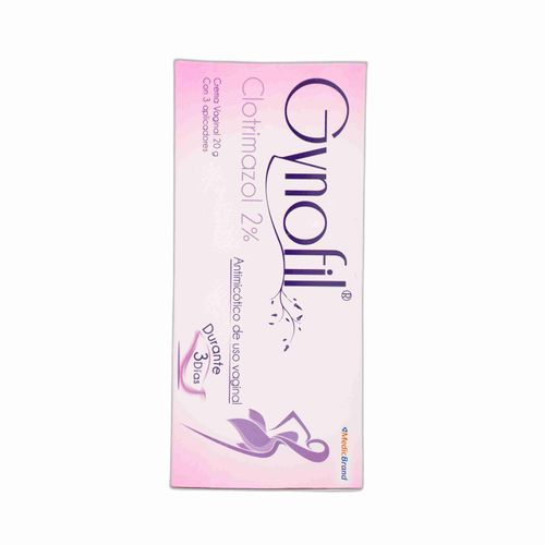 Gynofil Clotrimazol 2% Crema Vaginal Tubo X 20 Gr Coaspharma