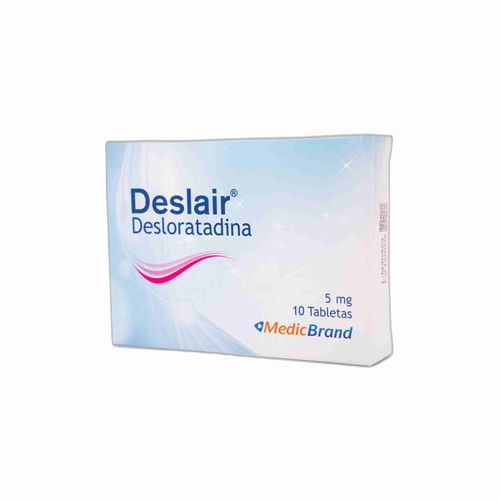 Deslair Desloratadina 5 Mg Caja X 10 Tabletas Coaspharma