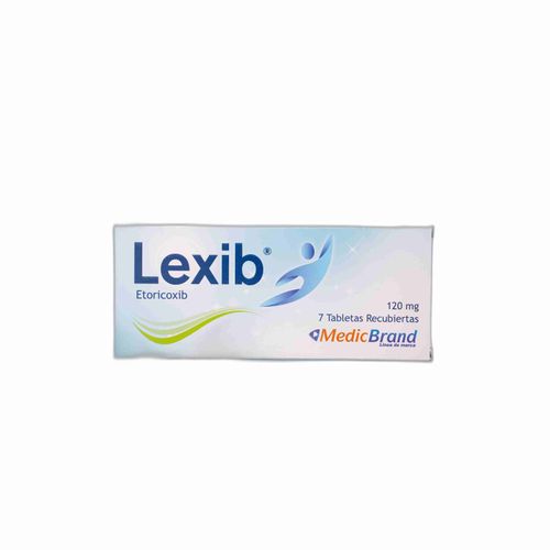 Lexib Etoricoxib 120 Mg Caja X 7 Tabletas Coaspharma