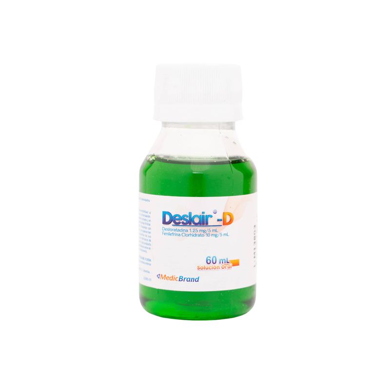 Deslair D Solución Oral 60 ml Jarabe Rx