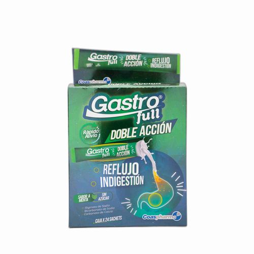 Gastro Full Doble Acción Caja X 24 Sobres 10 Ml Coaspharma