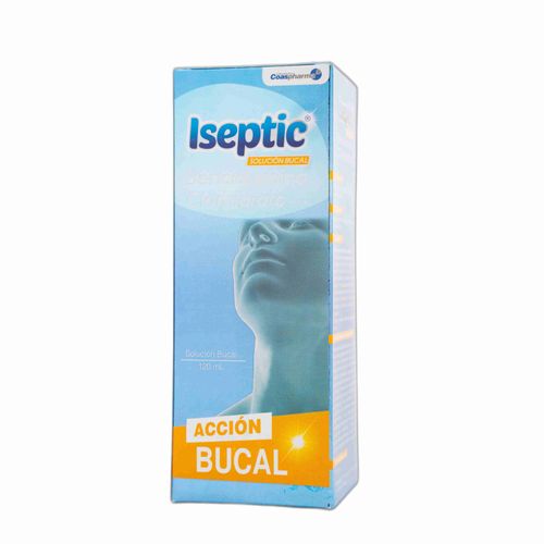 Iseptic Garganta Spray Solución Oral Sabor Menta Frasco X 120 Mlcoaspharma