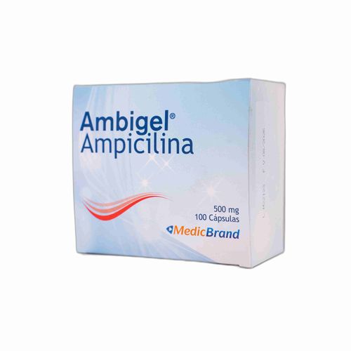 Ambigel Ampicilina 500 Mg Caja X 100 Comprimidos Coaspharma