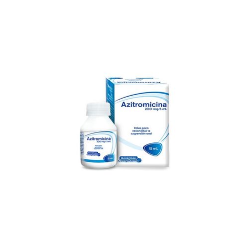 Azitromicina 200 Mg/5Ml Frasco X 15 Ml Suspensión Coaspharma