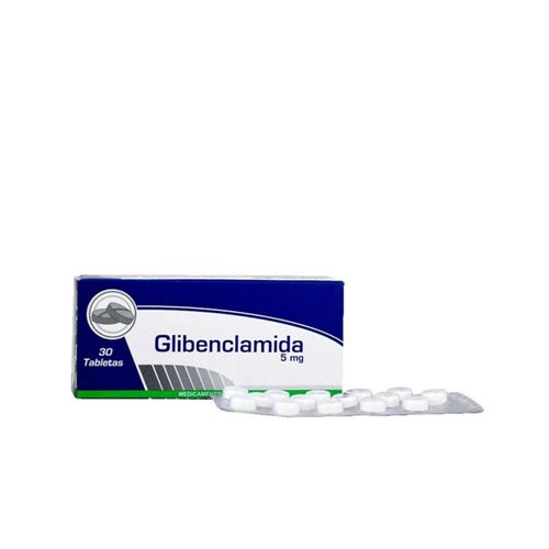 Glibenclamida 5 Mg Caja X 30 Tabletas Coaspharma