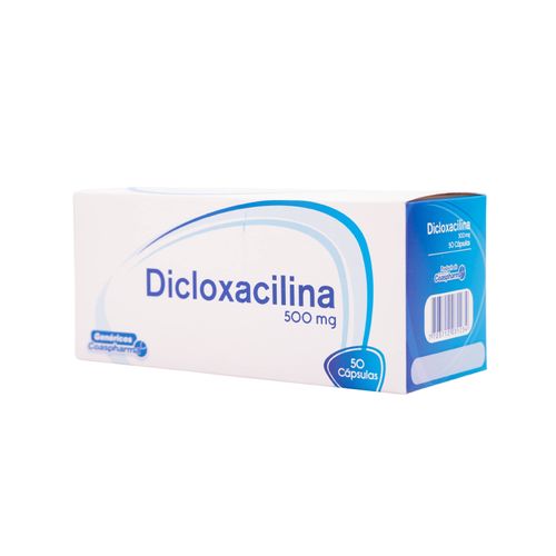 Dicloxacilina 500 Mg Caja X 50 Cápsulas Coaspharma