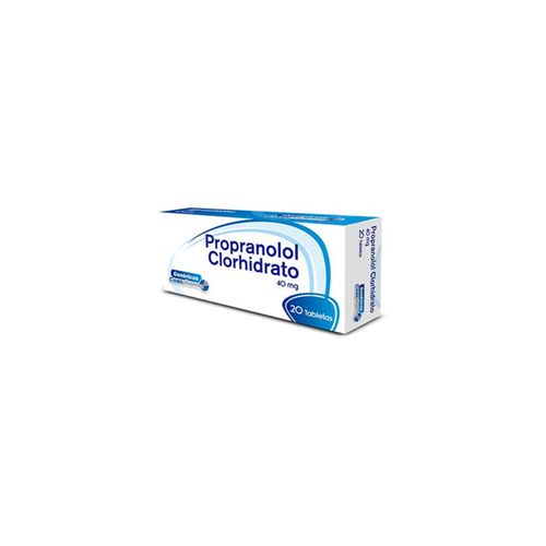 Propranolol 40 Mg Caja X 20 Tabletas Coaspharma