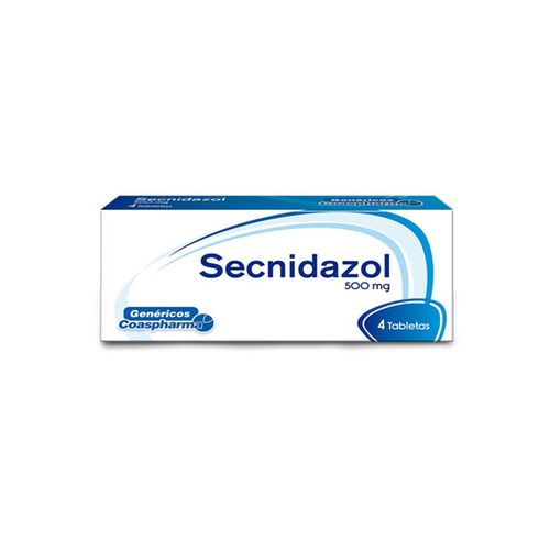 Secnidazol 500 Mg Caja X 4 Tabletas Coaspharma