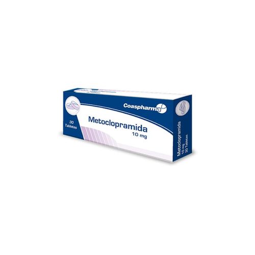 Metoclopramida 10 Mg 30 Tabletas Coaspharma