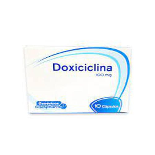 Doxiciclina 100 Mg Caja X 10 Cápsulas Coaspharma