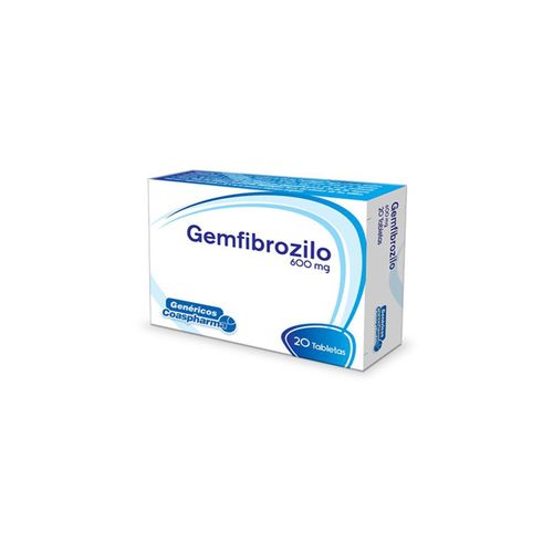 Gemfibrozilo 600 Mg Caja X 20 Tabletas Coaspharma