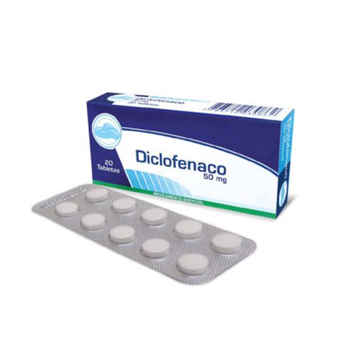 Diclofenaco Sódico 50 Mg Caja X 20 Tab Coaspharma