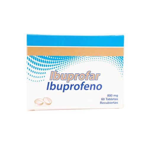 Ibuprofar Ibuprofeno 800 Mg Caja X 60 Tabletas Tridex