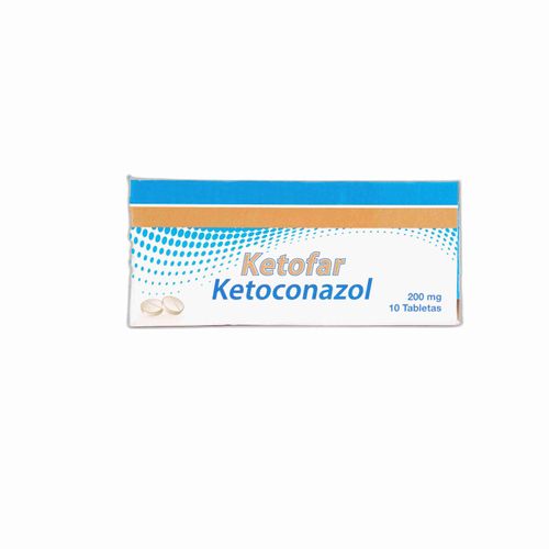 Ketofar Ketoconazol 200 Mg Caja X 10 Tabletas Tridex
