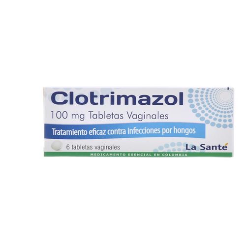 Clotrimazol 100 Mg Caja X 6 Tabletas La Santé