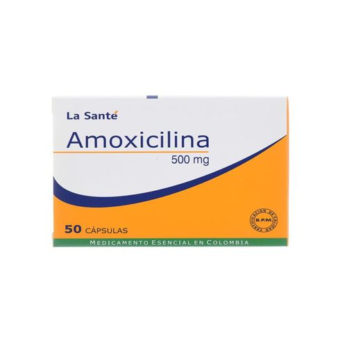 Amoxicilina 500 Mg La Santé Caja X 50 Cápsulas
