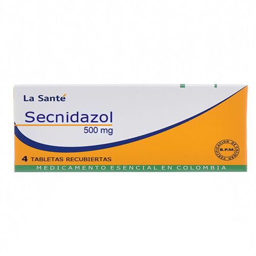 Secnidazol 500 Mg Caja X 4 Tabletas La Santé