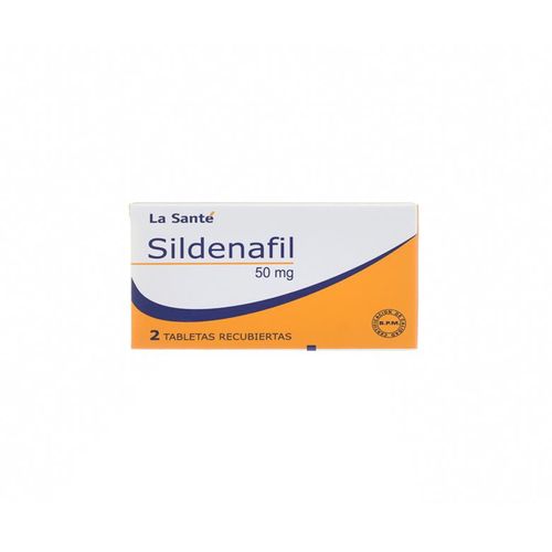 Sildenafil 50 Mg Caja X 2 Tabletas Masticables La Santé