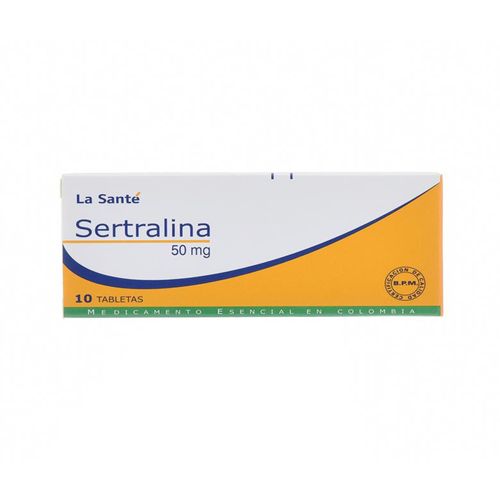 Sertralina 50 Mg Caja X 10 Tabletas La Santé
