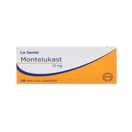 Montelukast 10 Mg Caja X 10 Tabletas La Santé