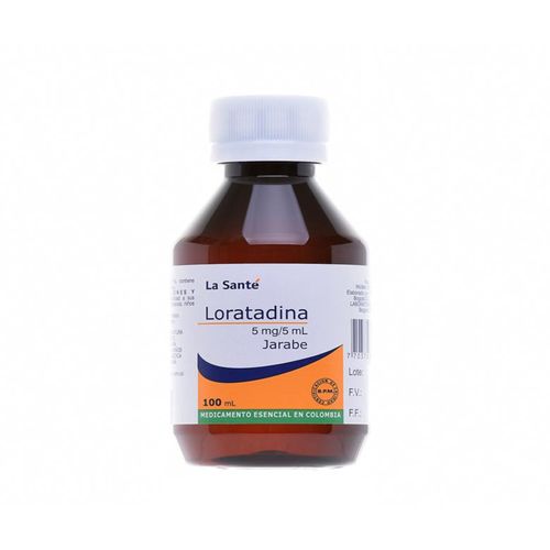 Loratadina Jarabe 5 Mg/5Ml La Santé Frasco X 100 Ml