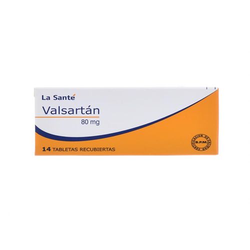 Valsartan 80 Mg Caja X 14 Tabletas La Santé