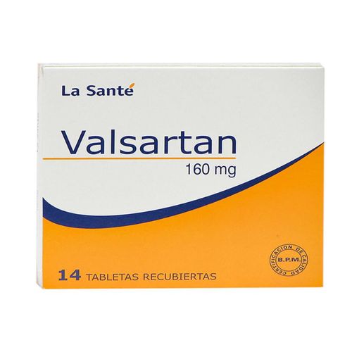 Valsartan 160 Mg Caja X 14 Tabletas La Santé
