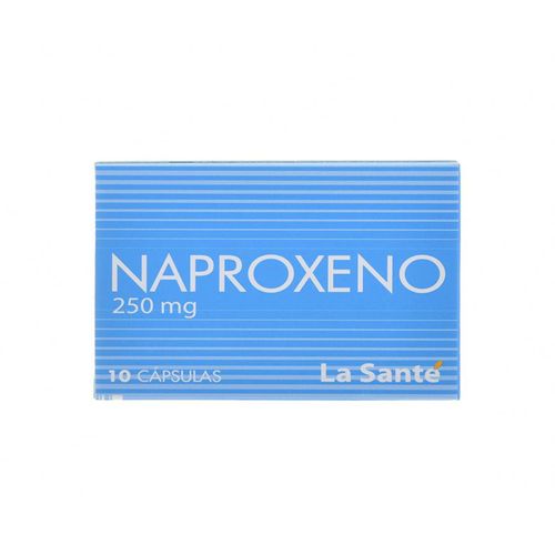 Naproxeno 250 Mg Caja X 10 Cápsulas La Santé