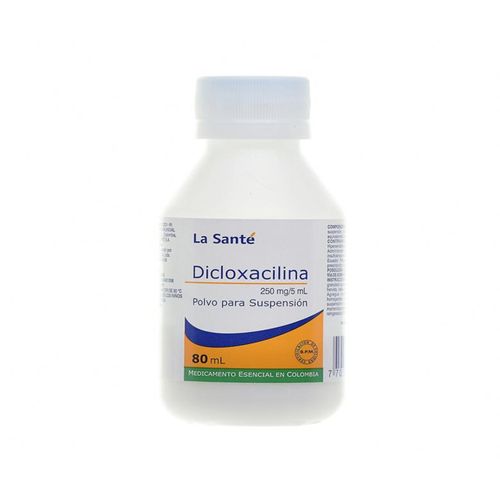 Dicloxacilina 250 Mg/5 Ml Frasco X 80 Suspensión La Santé