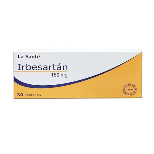 Irbesartan 150 Mg Caja X 30 Tabletas La Santé