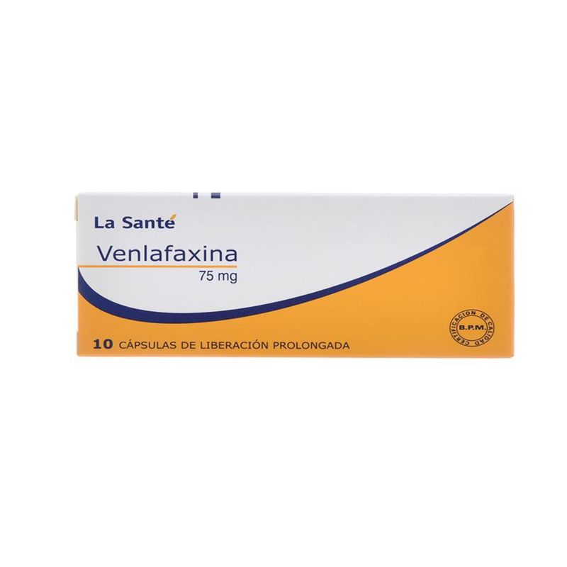 Venlafaxina 75 Mg Caja X 10 Tabletas La Santé
