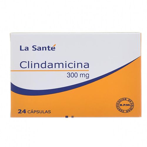 Clindamicina 300 Mg Caja X 24 Cápsulas La Santé