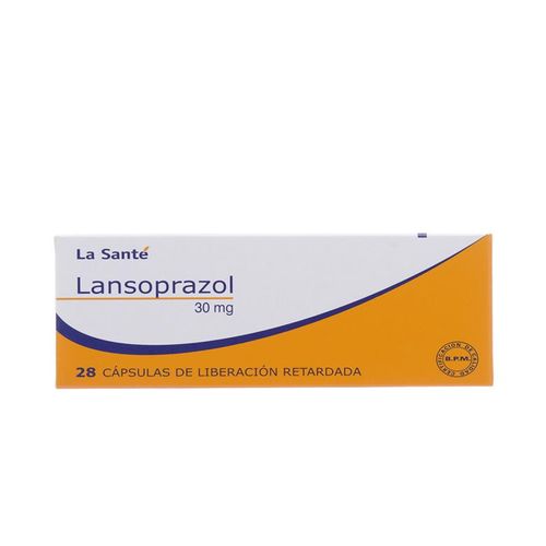Lansoprazol 30 Mg Caja X 28 Cápsulas La Santé