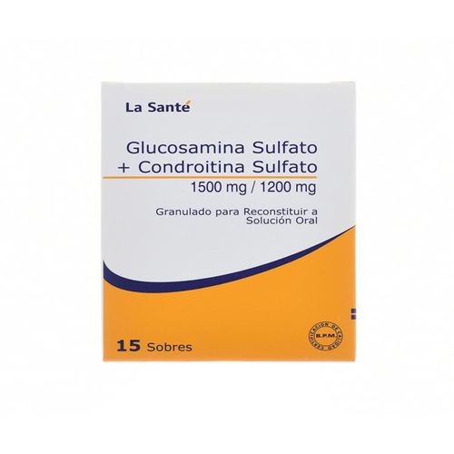 Glucosamina Condroitina Polvo 15 Sobres La Santé