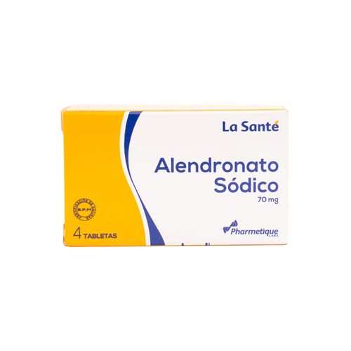 Alendronato 70 Mg Caja X 4 Tabletas La Santé