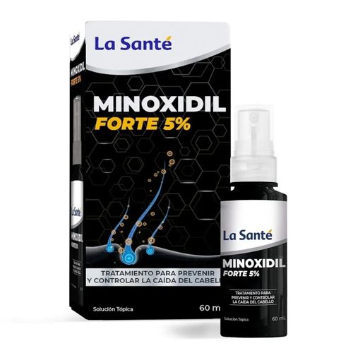 Minoxidil Forte 5% Solución Tópica Frasco X 60 Ml La Santé