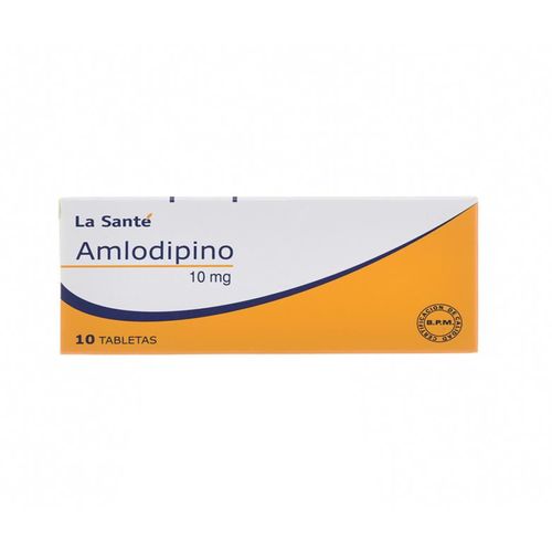 Amlodipino 10 Mg Caja X 10 Tabletas La Santé