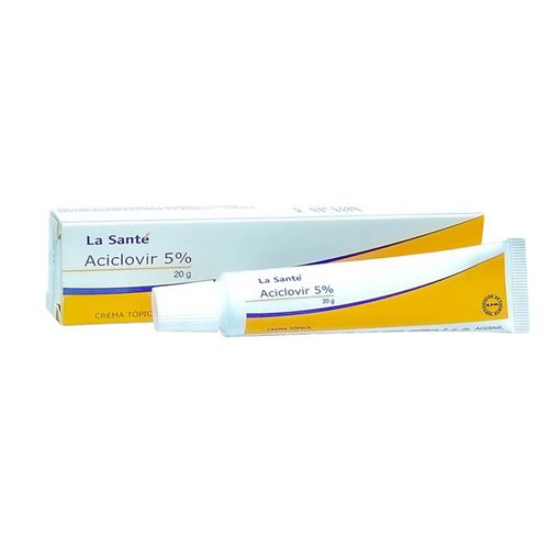 Aciclovir 5% Crema Tópica Tubo X 20 Gr La Santé